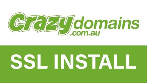 CrazyDomains SSL/TLS Certificate Install Video Guide