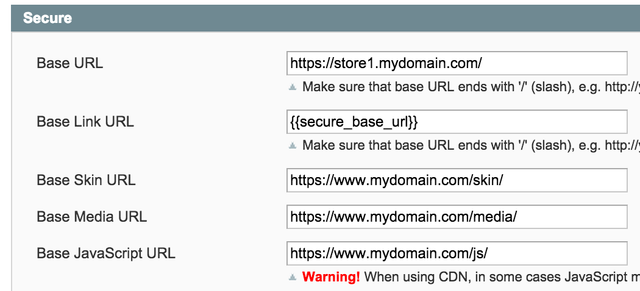 magento install ssl subdomains