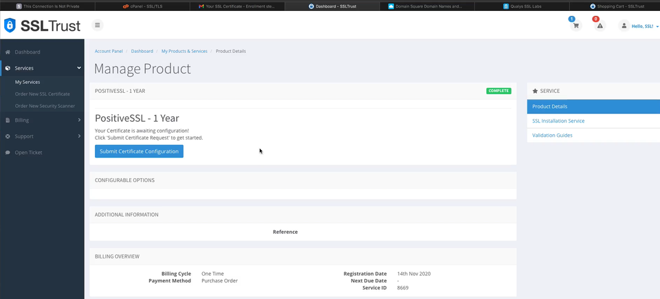 configure ssl